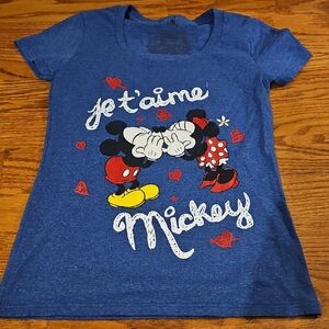 Jet'aime Mickey Womens Tee
